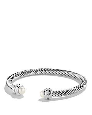 David Yurman Cable Classics Bracelet with Black Onyx & Diamonds Product Image