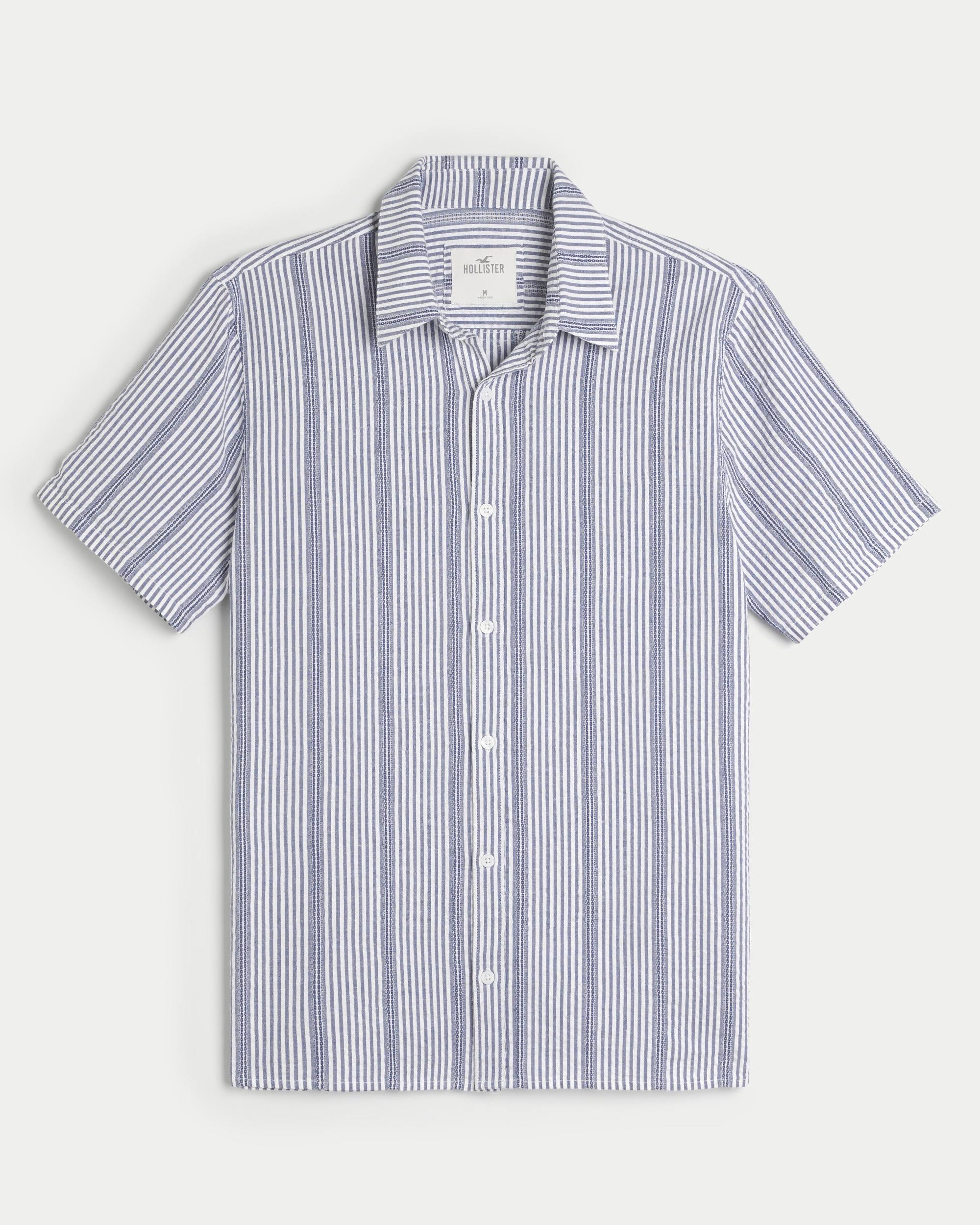 Short-Sleeve Striped Shirt Product Image