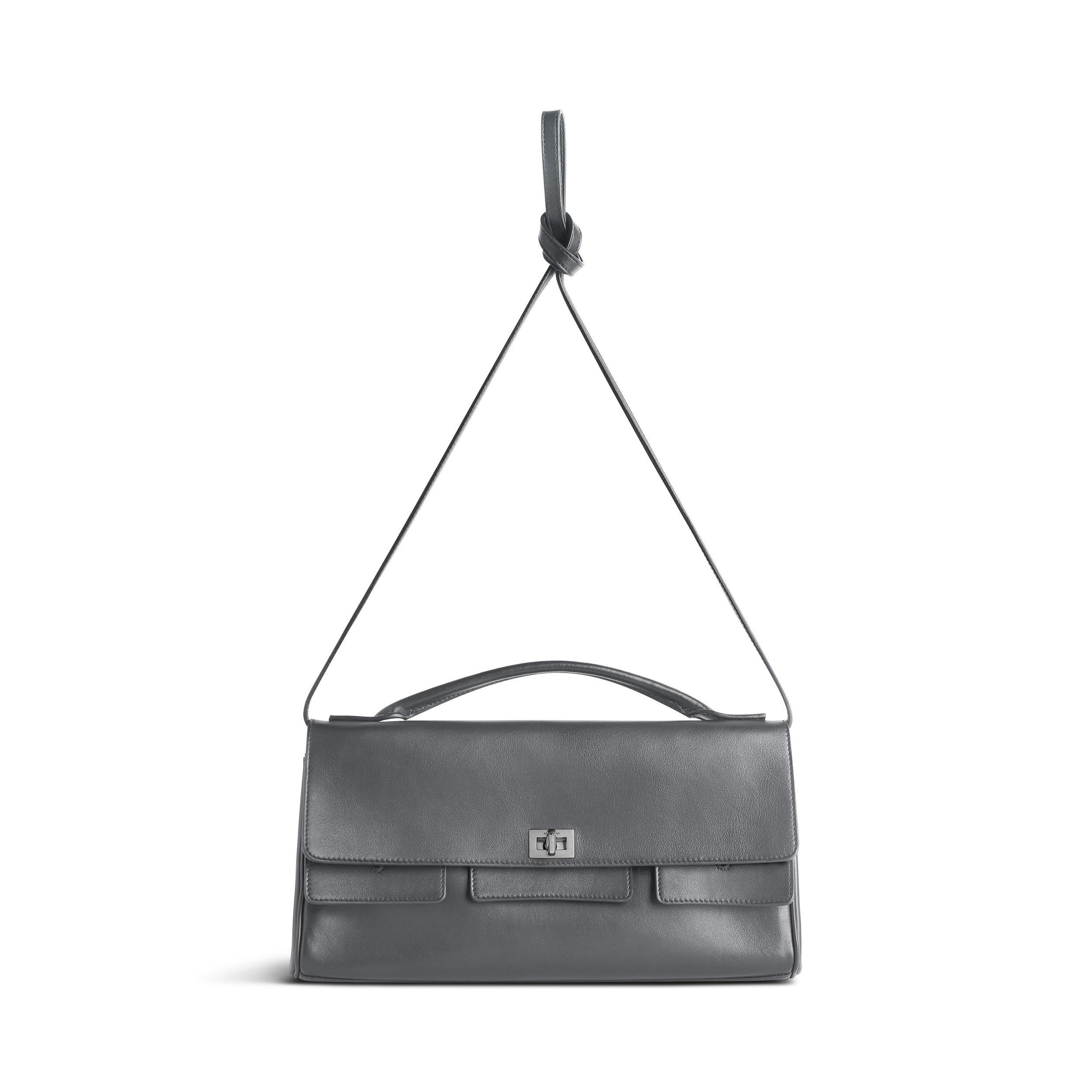 Women's Bel Air Small Clutch On Strap  in Grey Product Image