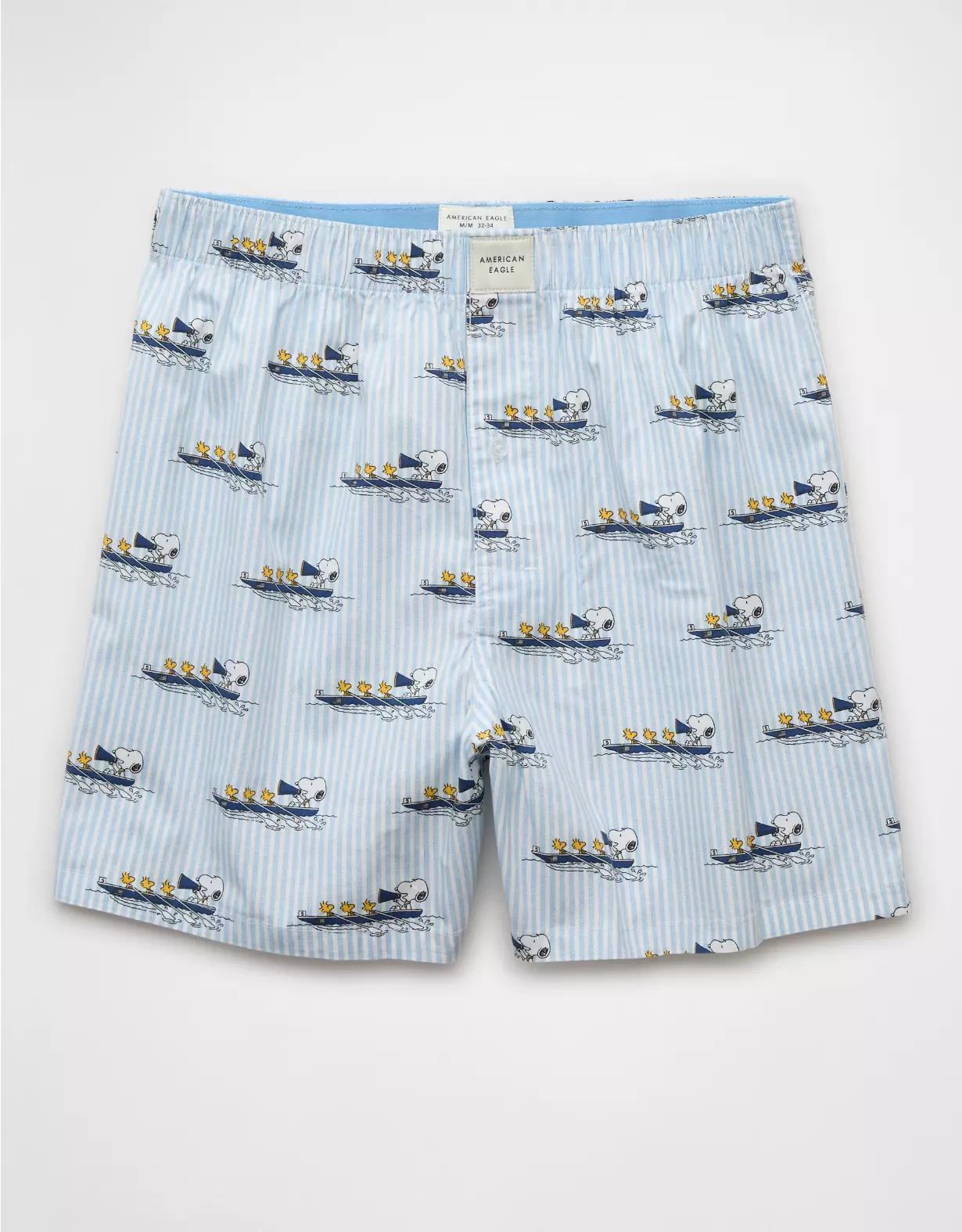 AEO Men's Snoopy Boat Stretch Boxer Short Product Image