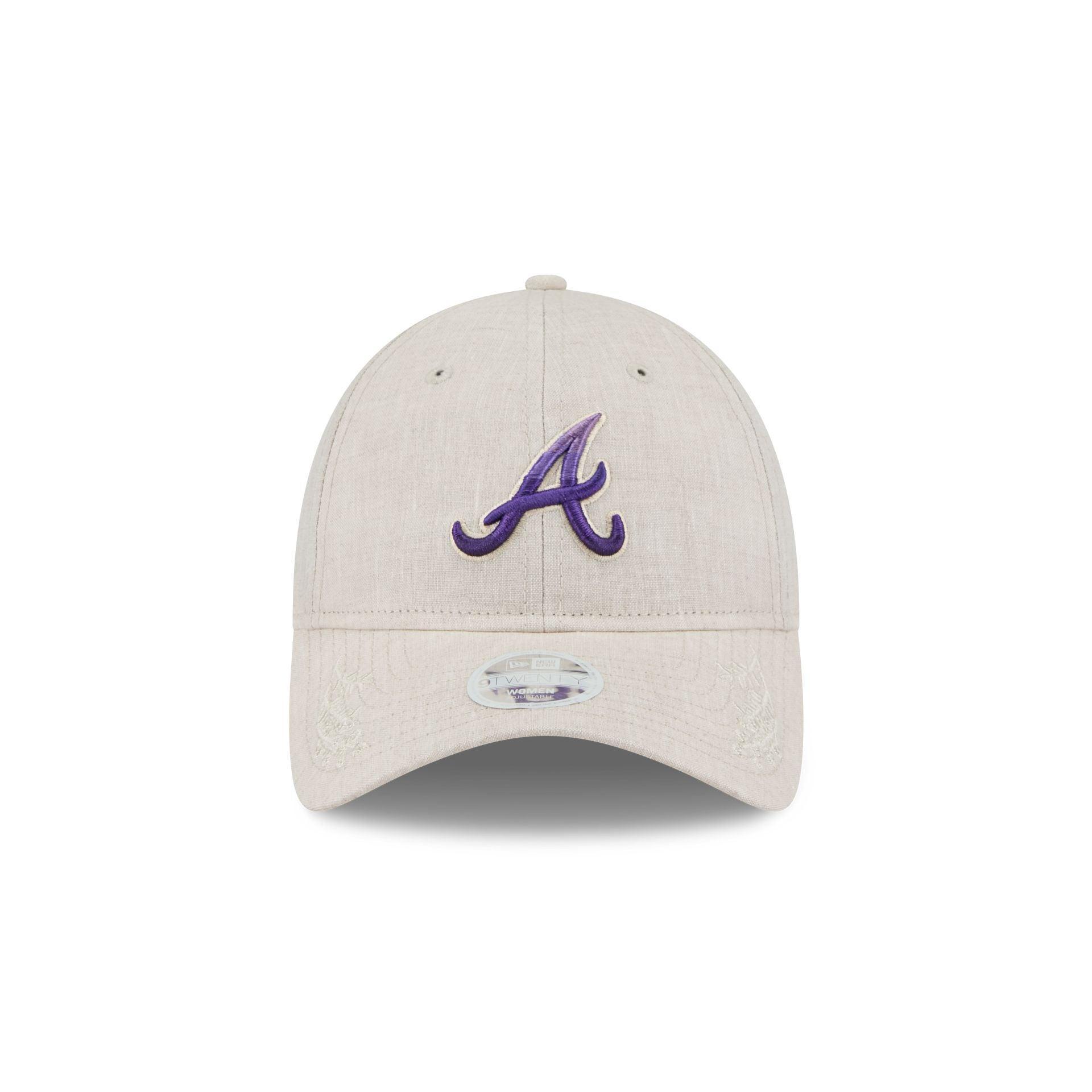 Atlanta Braves Floral Women's 9TWENTY Adjustable Hat Female Product Image