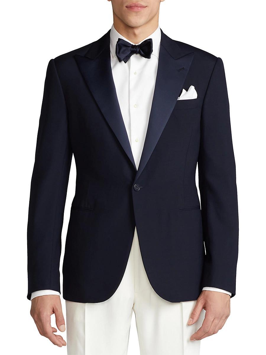 Mens Formal Gregory Peak Lapel Single-Button Sport Coat Product Image