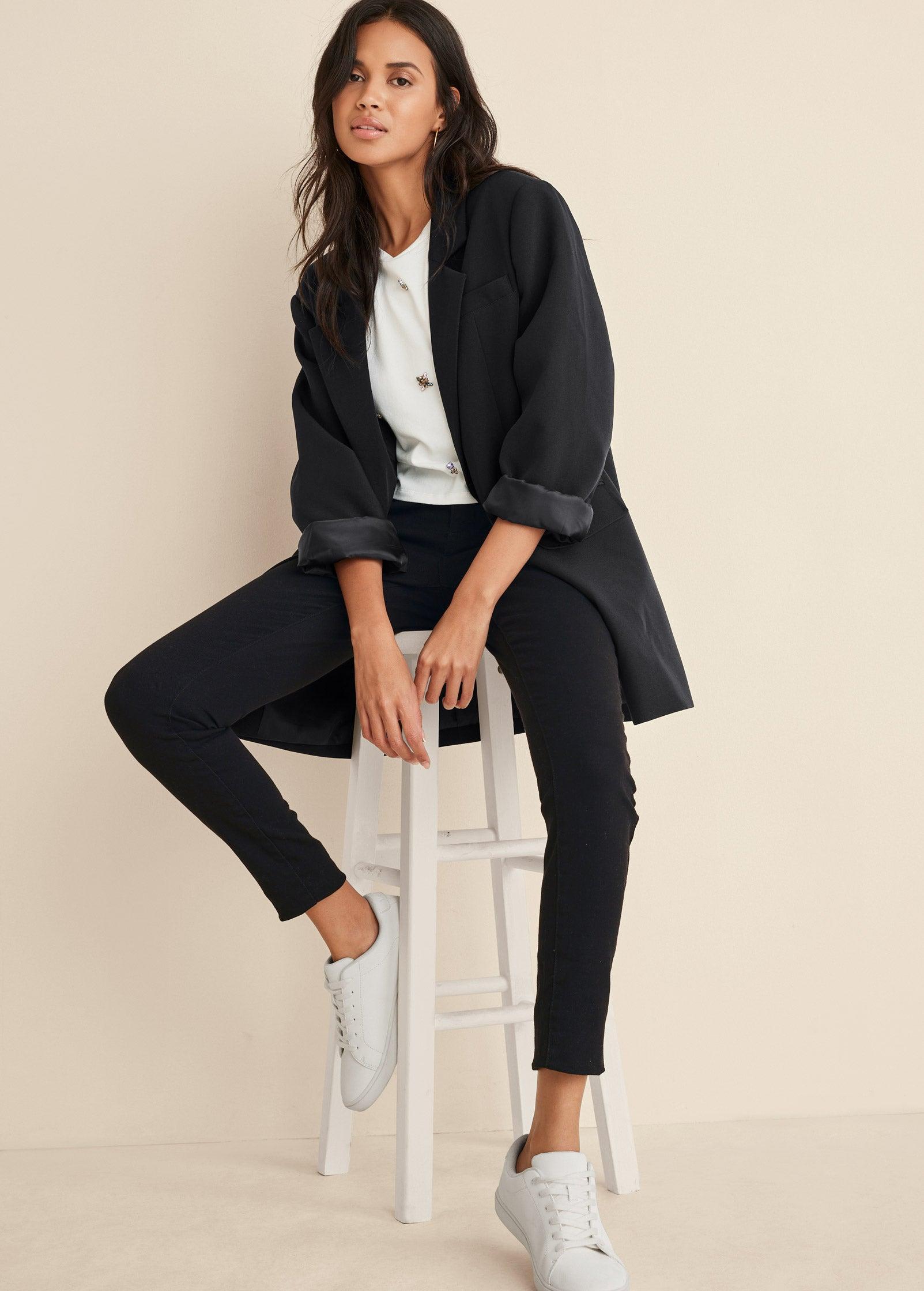 Oversized Blazer - Black Product Image