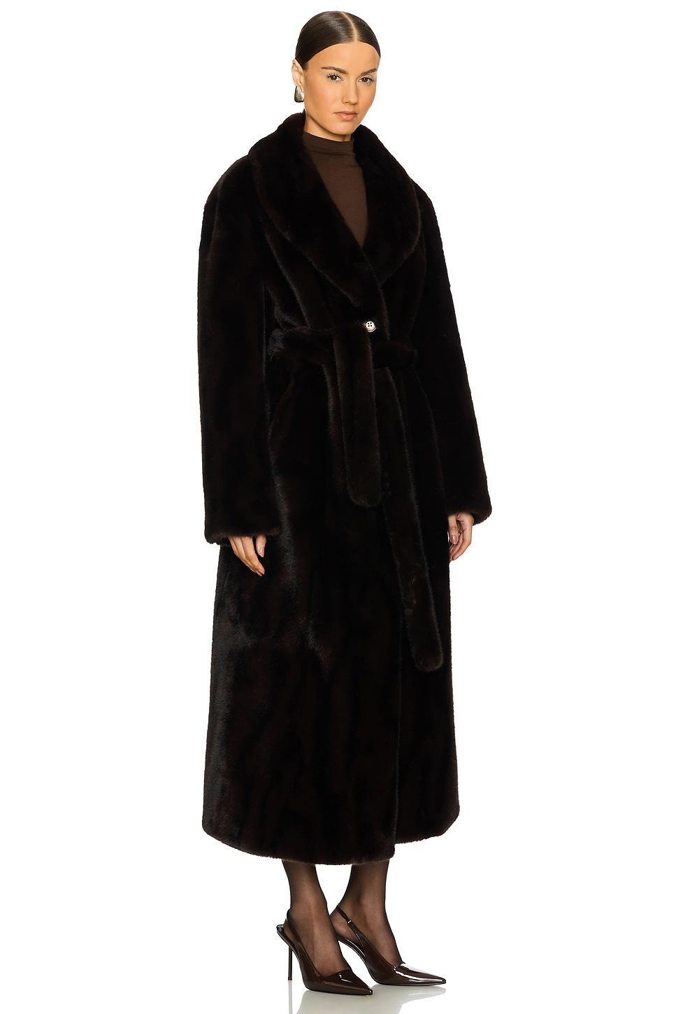 Rae Faux Fur Coat Ducie Product Image