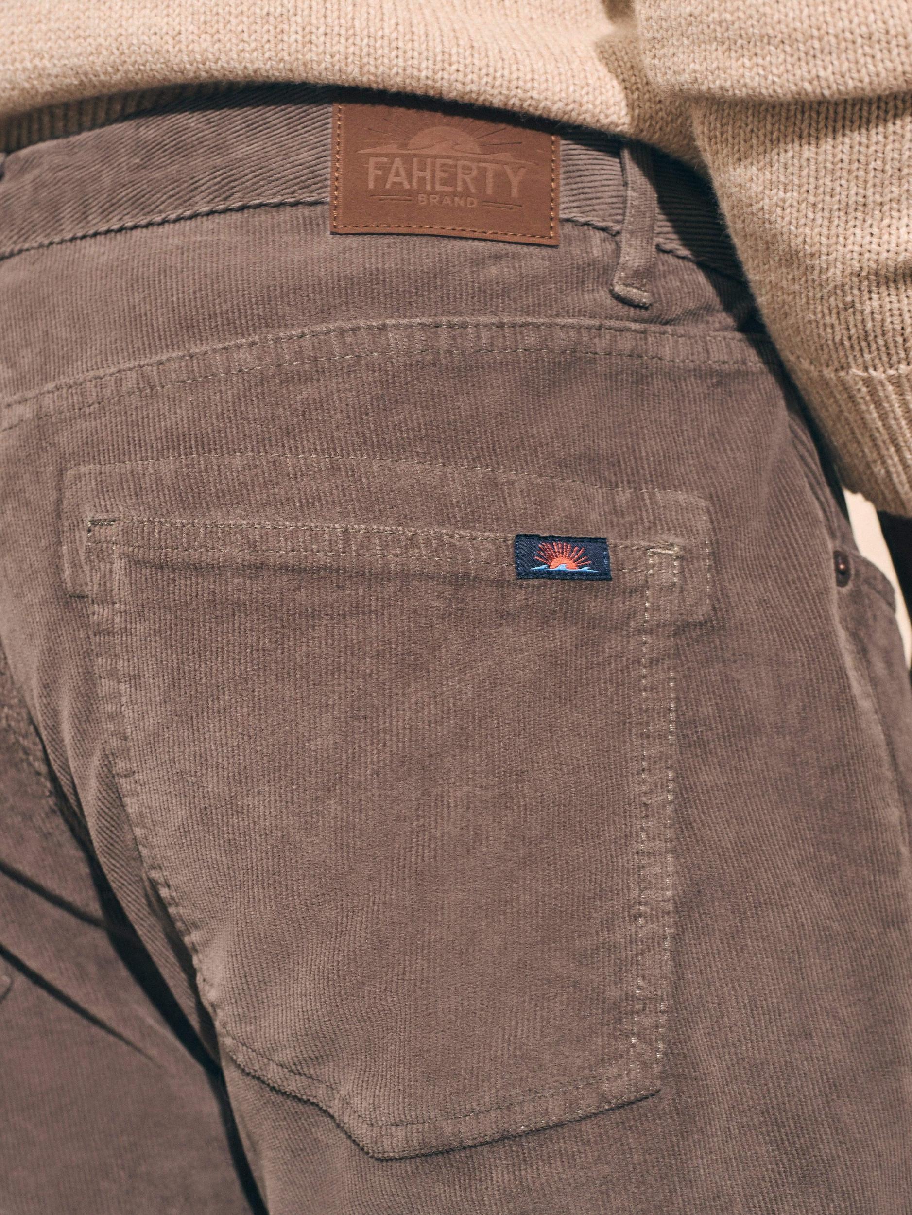 Stretch Corduroy 5-Pocket Pant (32" Inseam) - Rugged Grey Male Product Image