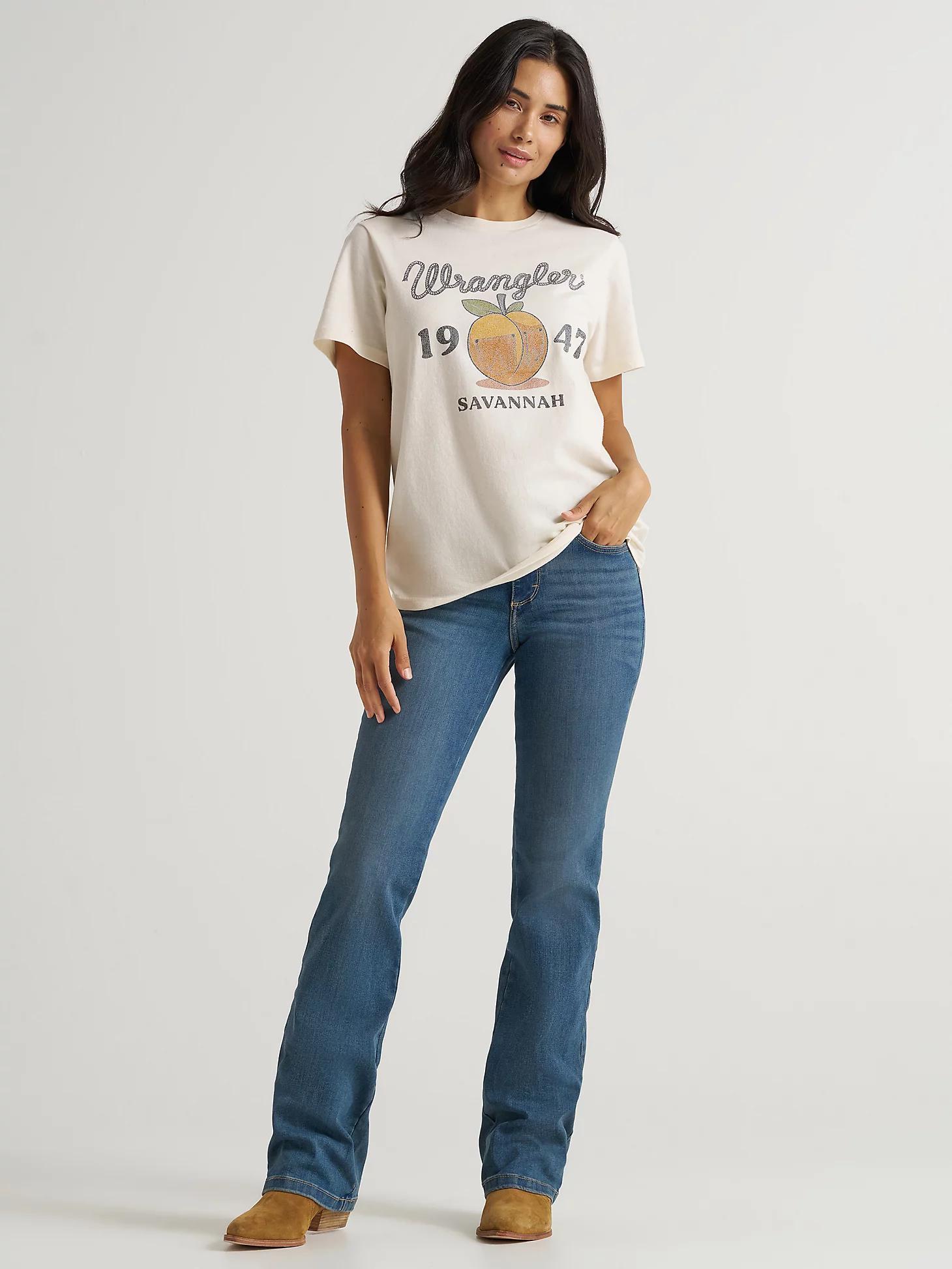 Women's Savannah Peach Graphic Tee | Women's TOPS | Wrangler® Product Image