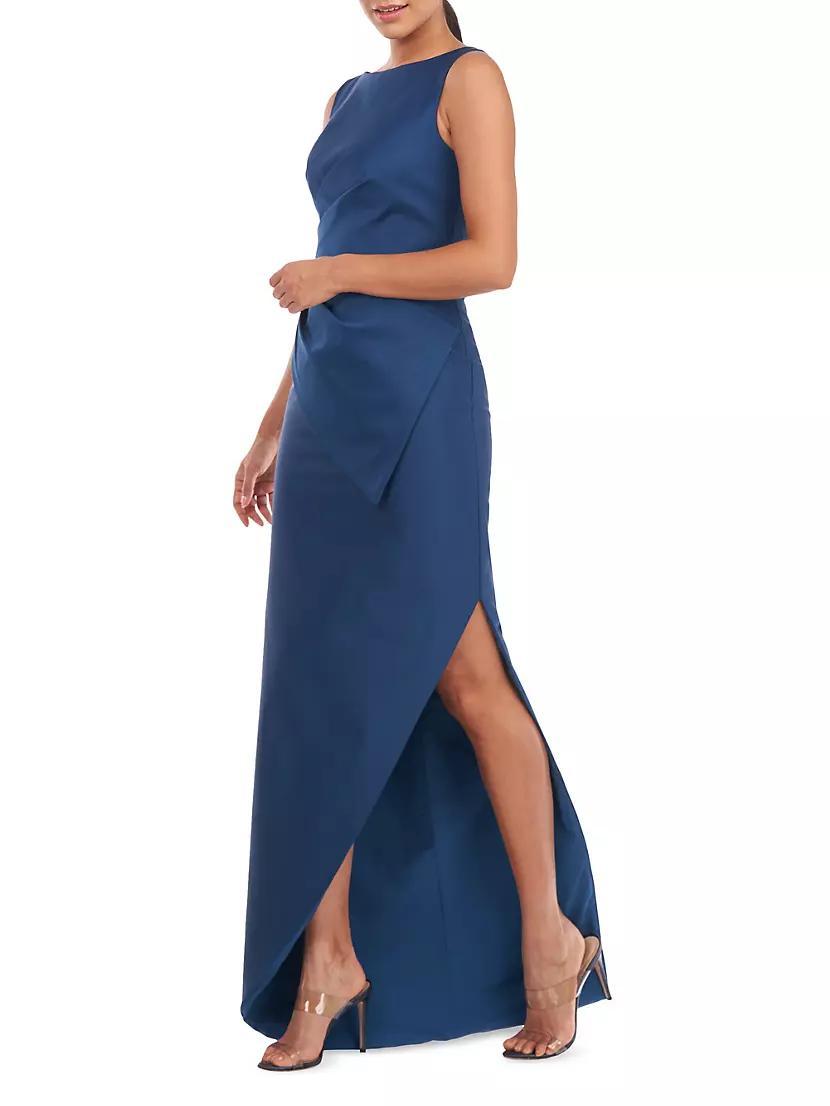 Felix Draped Column Gown Product Image