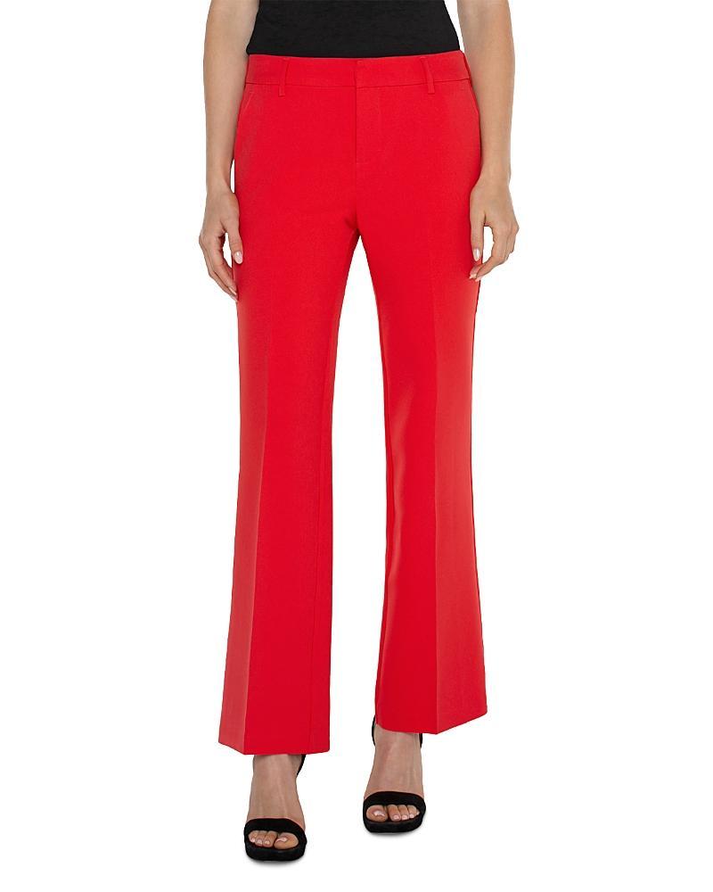 Liverpool Los Angeles Kelsey Flare Mid-Rise Trouser Luxe Stretch Suiting 31 (Lava Flow) Women's Casual Pants Product Image