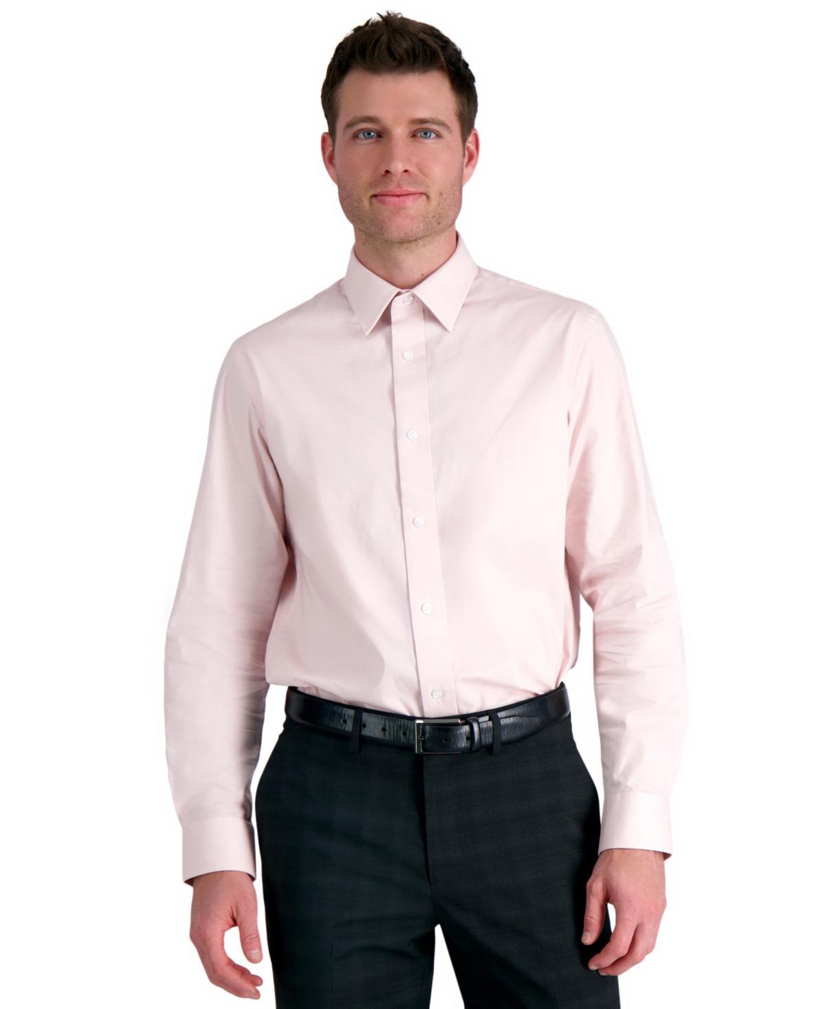 Mens Haggar Premium Comfort Classic Fit Dress Shirt Purple Product Image
