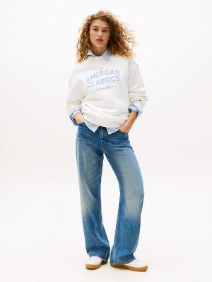Embroidered Logo Varsity Sweatshirt Product Image