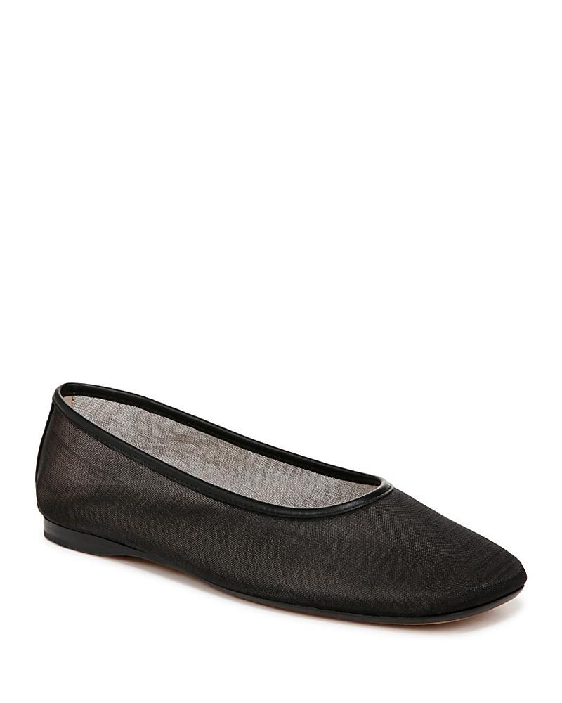 Vince Womens Leah Mesh Slip On Ballet Flats Product Image