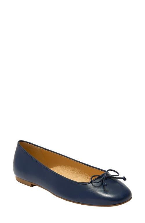 Jack Rogers Kenlyn Ballet Metallic Leather Bow Flats Product Image