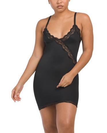 Shaping Satin Slip for Women | Spandex/Nylon Product Image