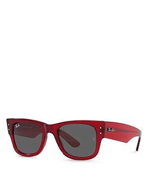 Men's Ray-Ban 0RB0840S 51mm Mega Wayfarer Square Gradient Sunglasses, Black Product Image