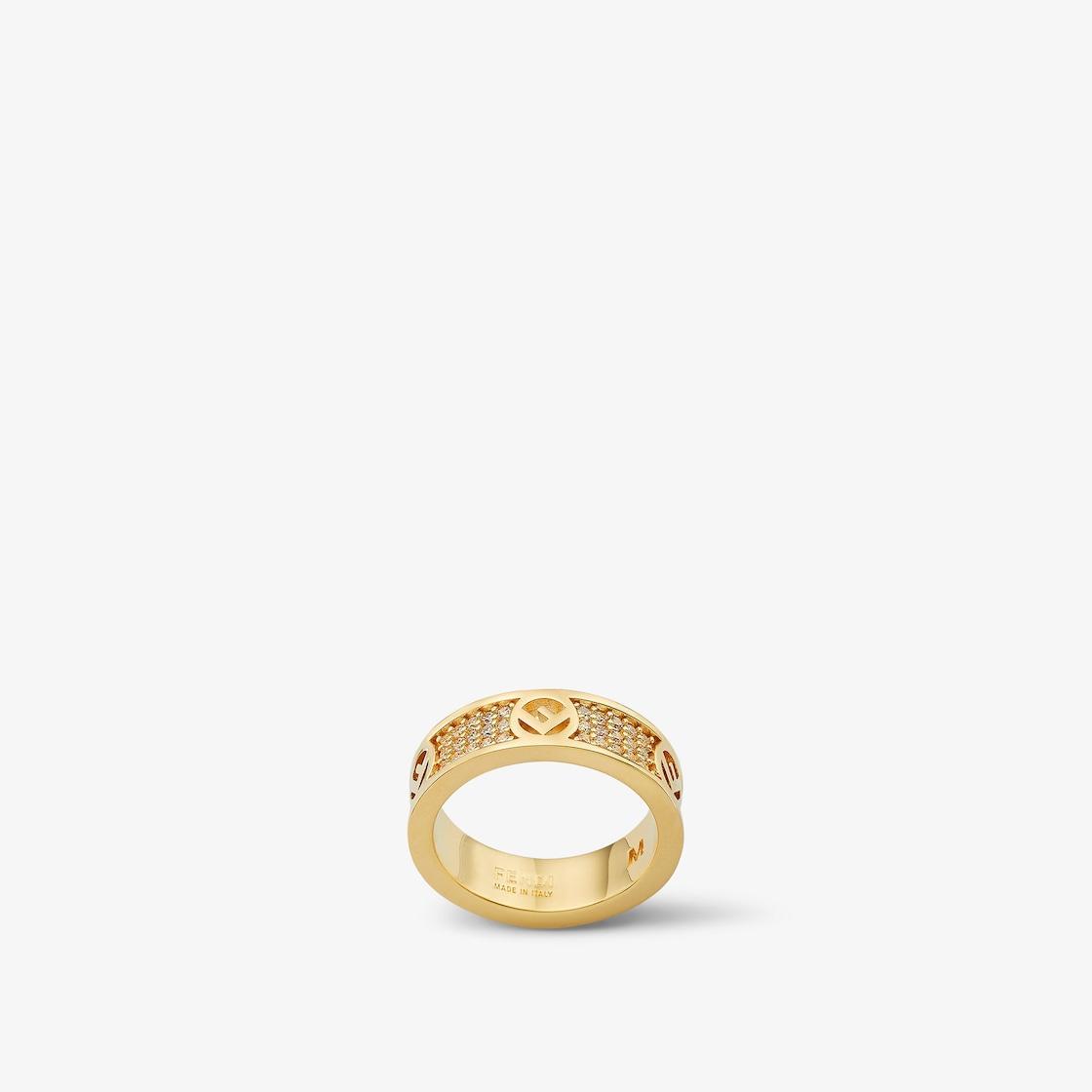 F Is Fendi RingGold-colored ring Product Image