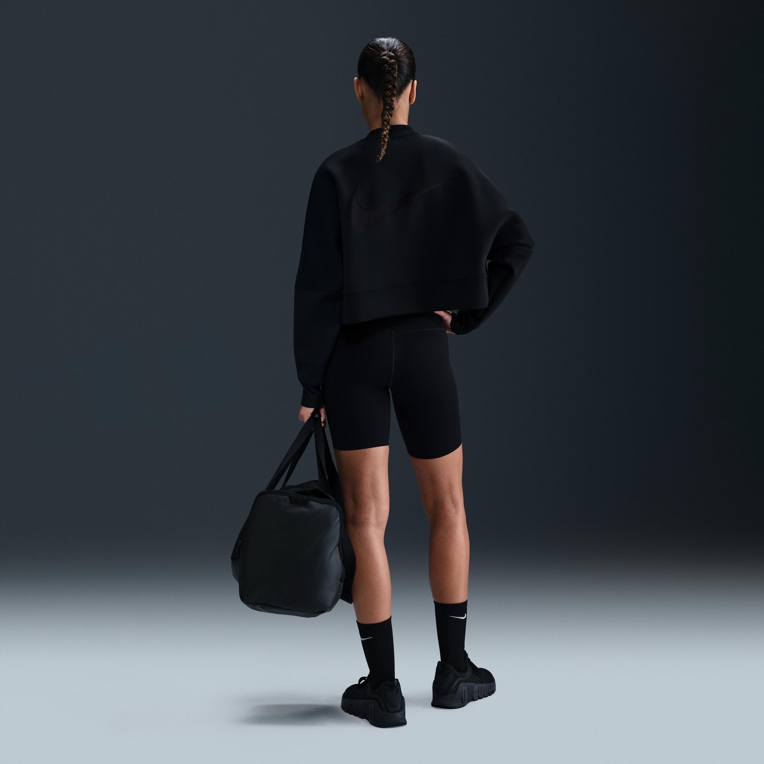 Nike Prima Women's Dri-FIT Oversized Crew-Neck Cropped Top Product Image