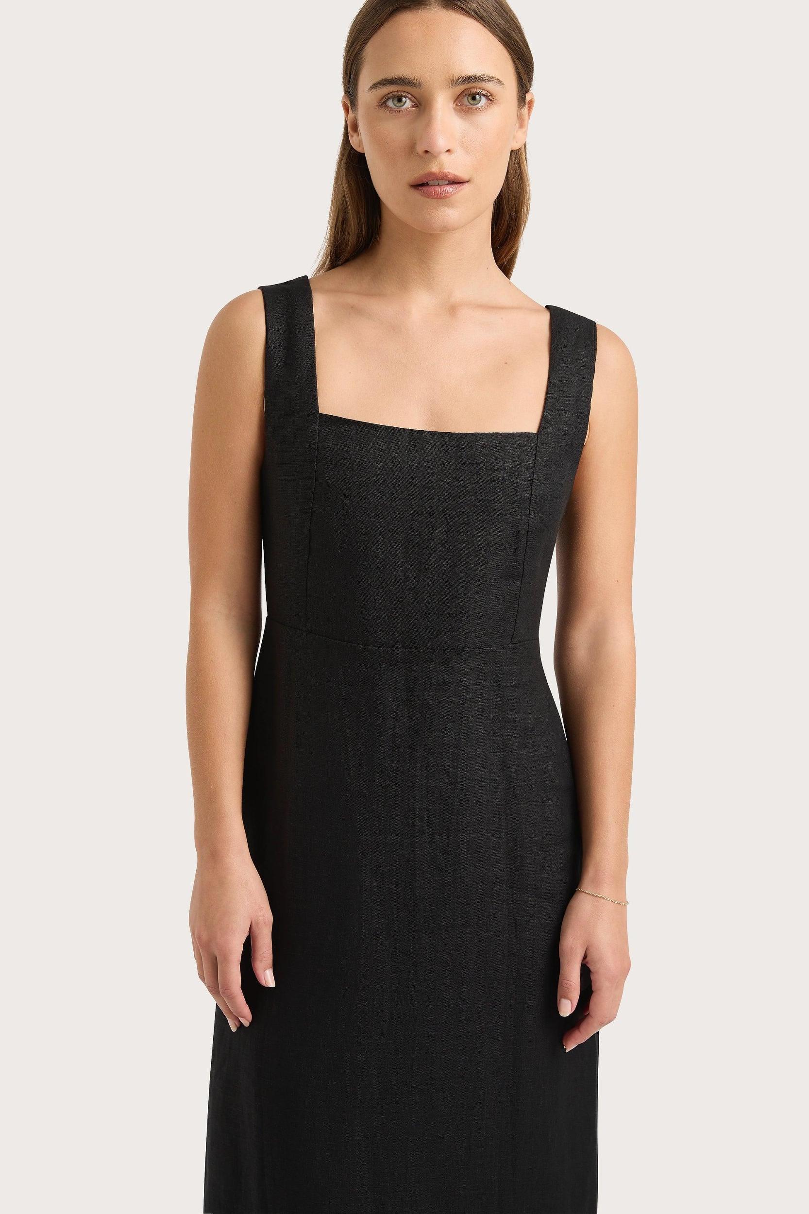 Lais Midi Dress Black Product Image