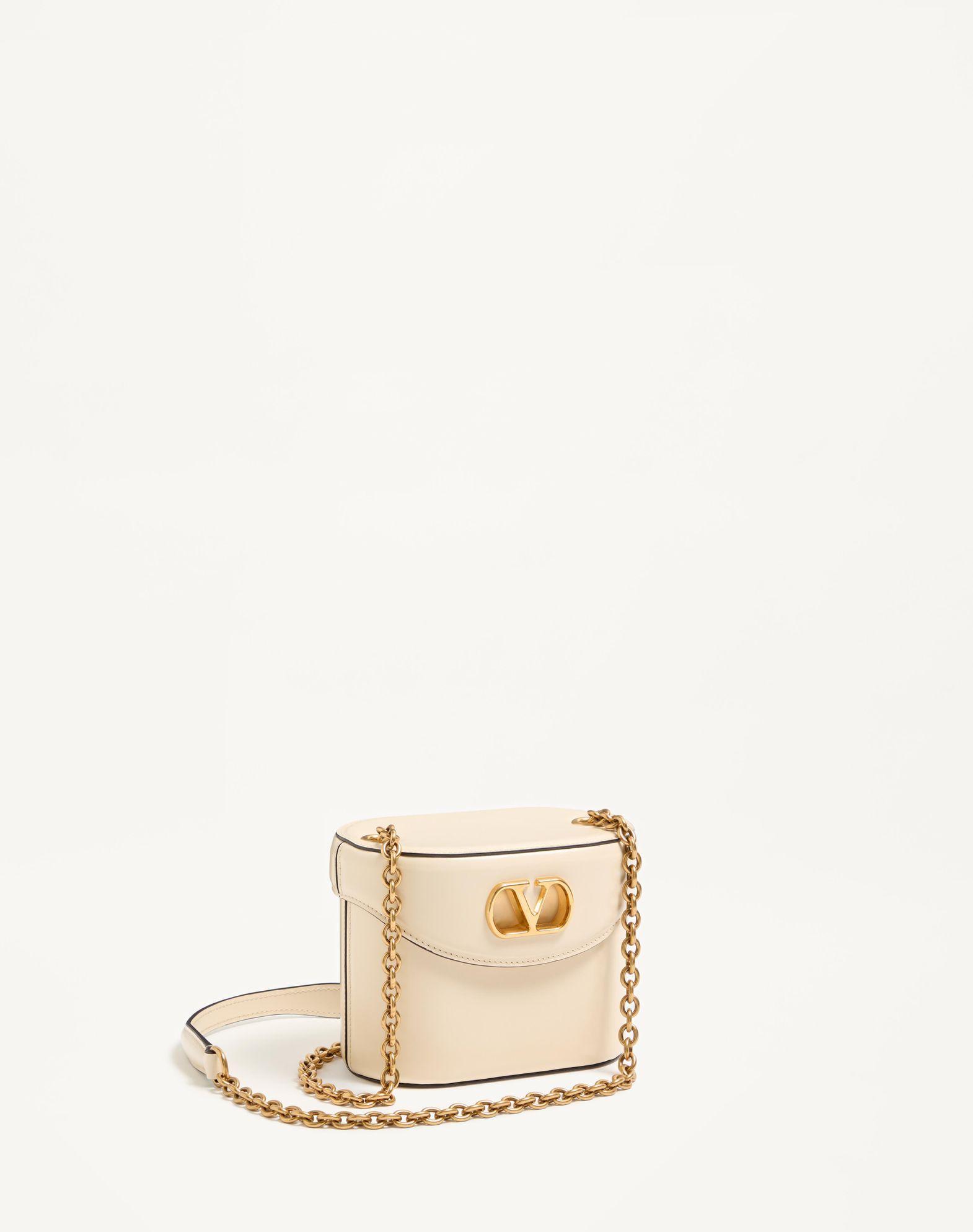 Valentino Garavani Vain Vanity Bag In Shiny Calfskin Product Image