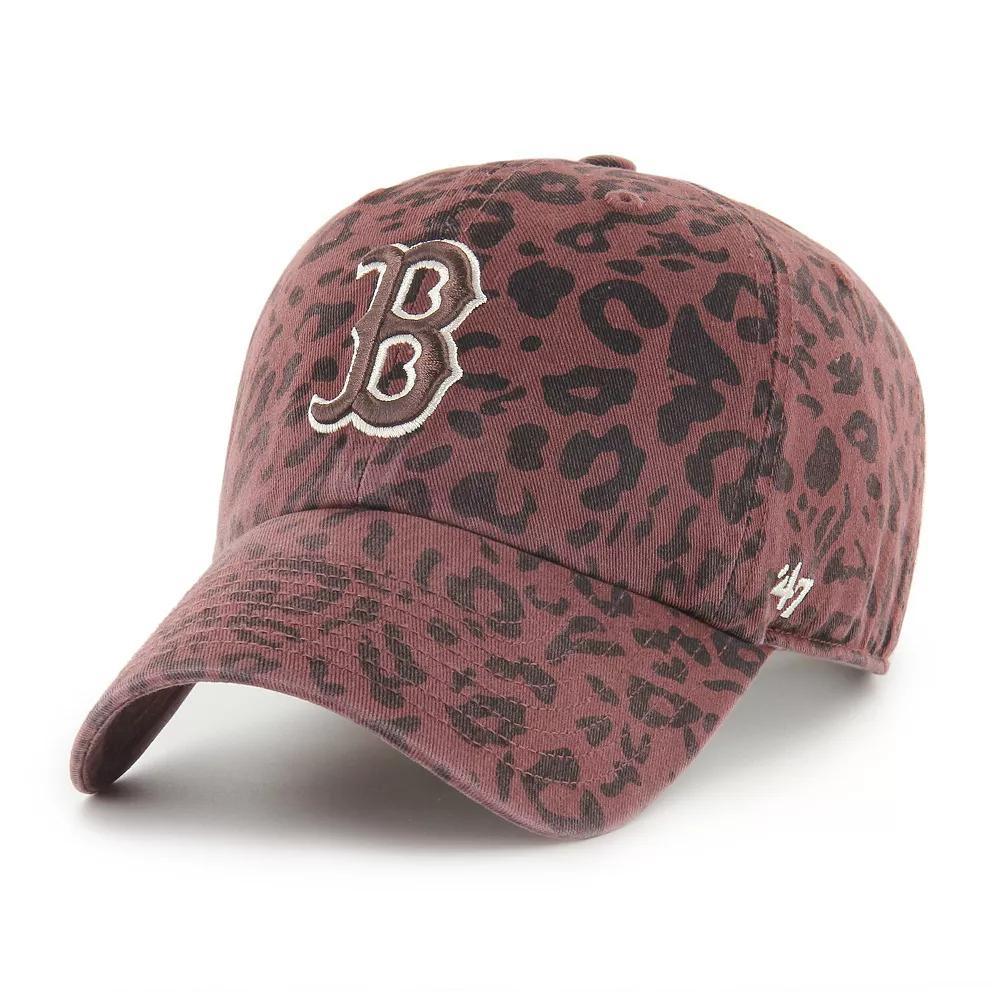 Women's '47 Brown Boston Red Sox Tawny Clean Up Adjustable Hat Product Image