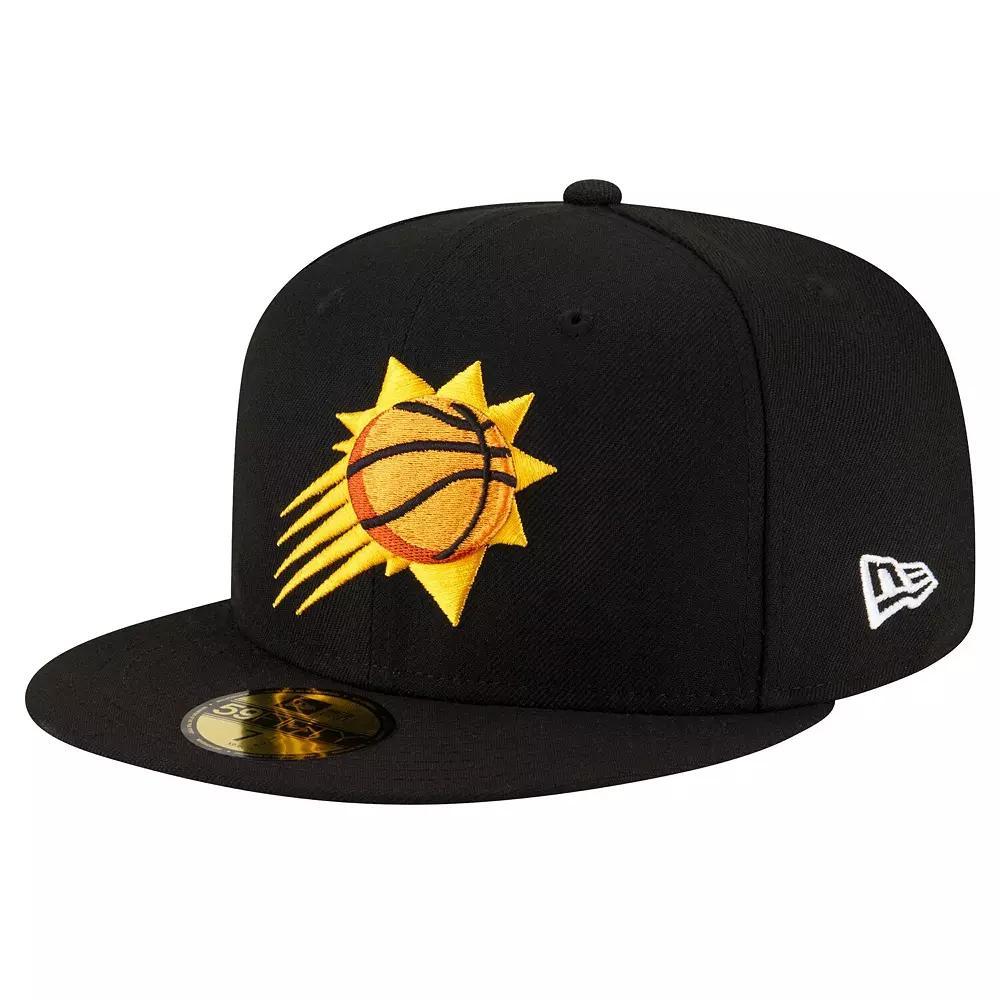 Men's New Era Black Phoenix Suns Team 59FIFTY Fitted Hat, Size: 7 5/8, Phx Black Product Image