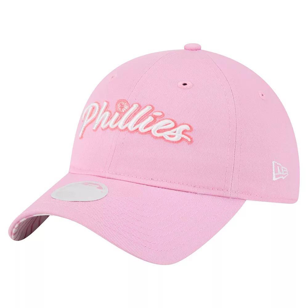 Women's New Era  Pink Miami Heat Gameday Preppy 9TWENTY Adjustable Hat Product Image