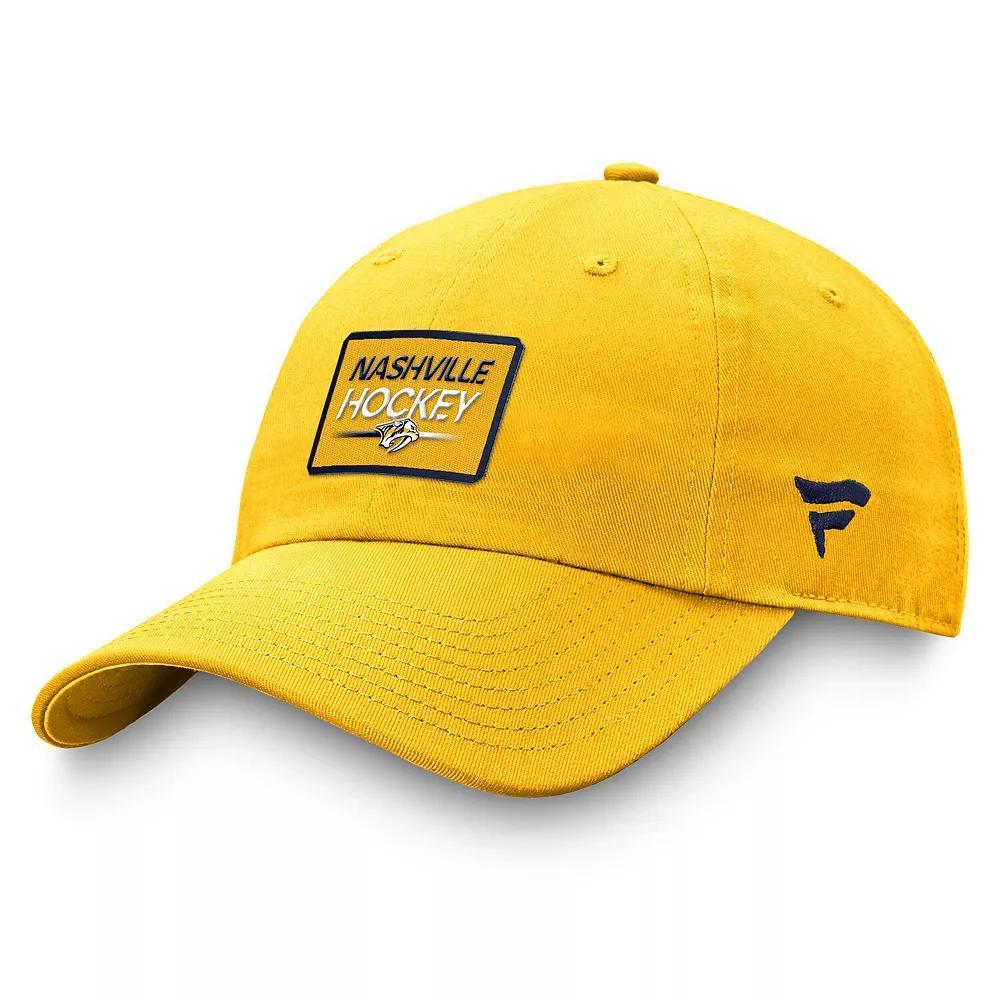 Men's Fanatics Branded  Gold Nashville Predators Authentic Pro Prime Adjustable Hat, Pdt Gold Product Image