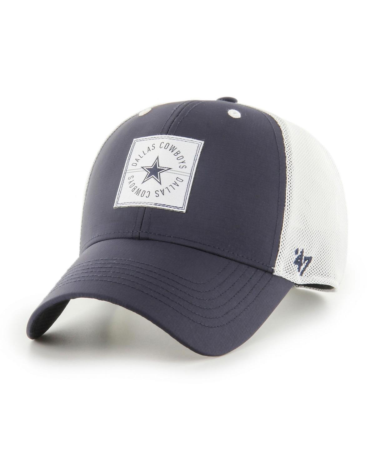 Men's '47 Navy Dallas Cowboys Disburse MVP Trucker Adjustable Hat, Blue Product Image