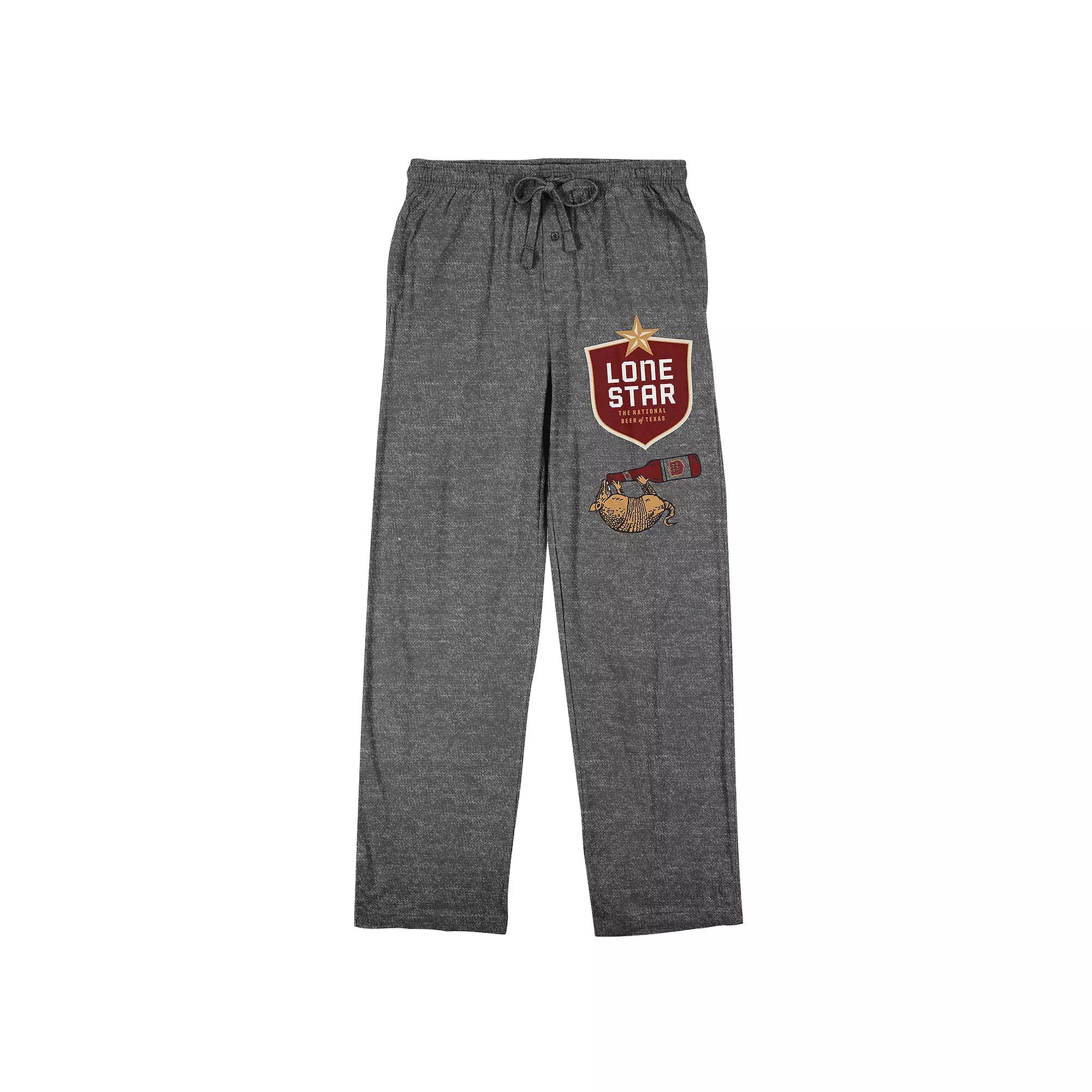 Men's Lone Star Beer Classic Logo Sleep Pants, Size: XXL, Gray Product Image