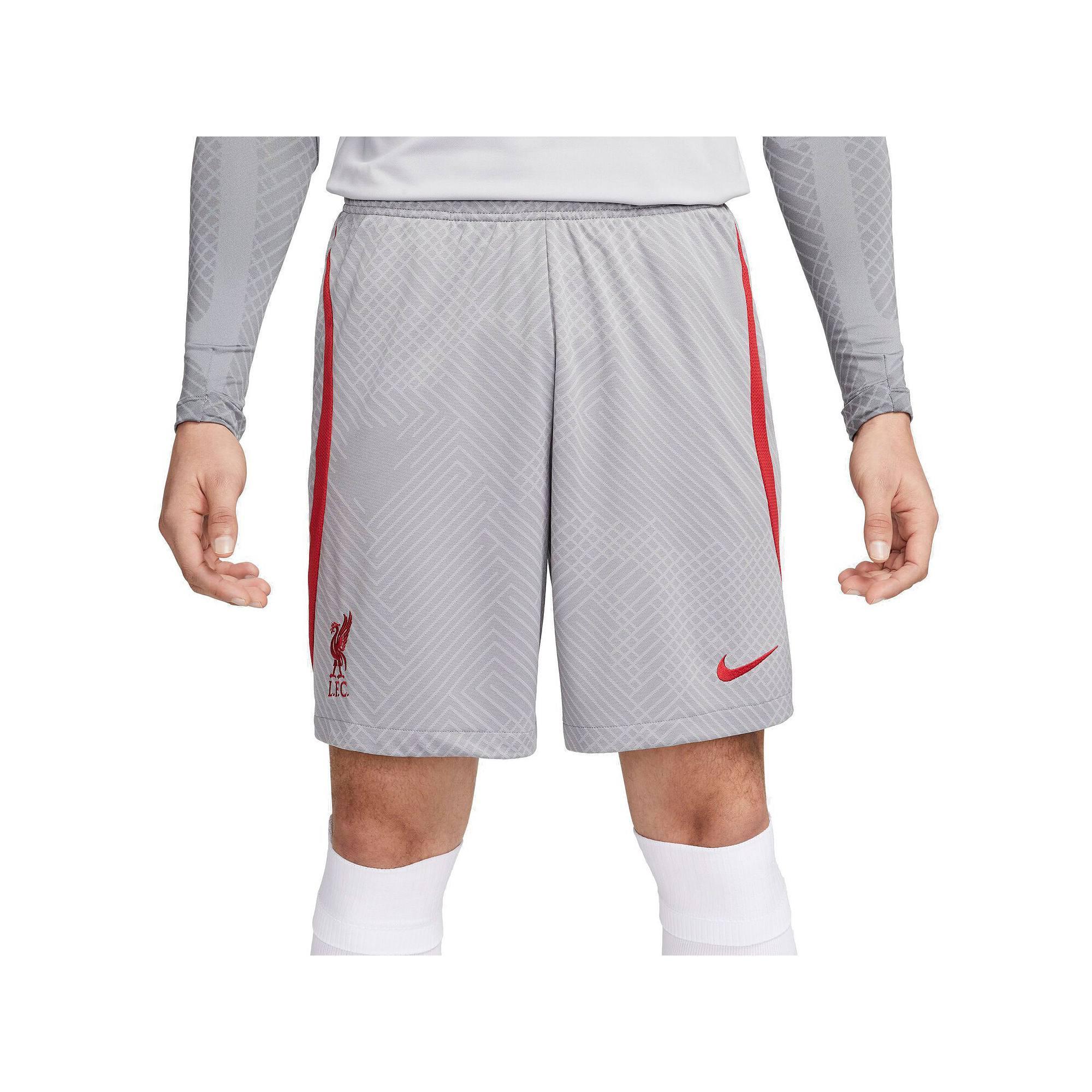 Mens Nike Gray Liverpool Strike Performance Shorts Product Image