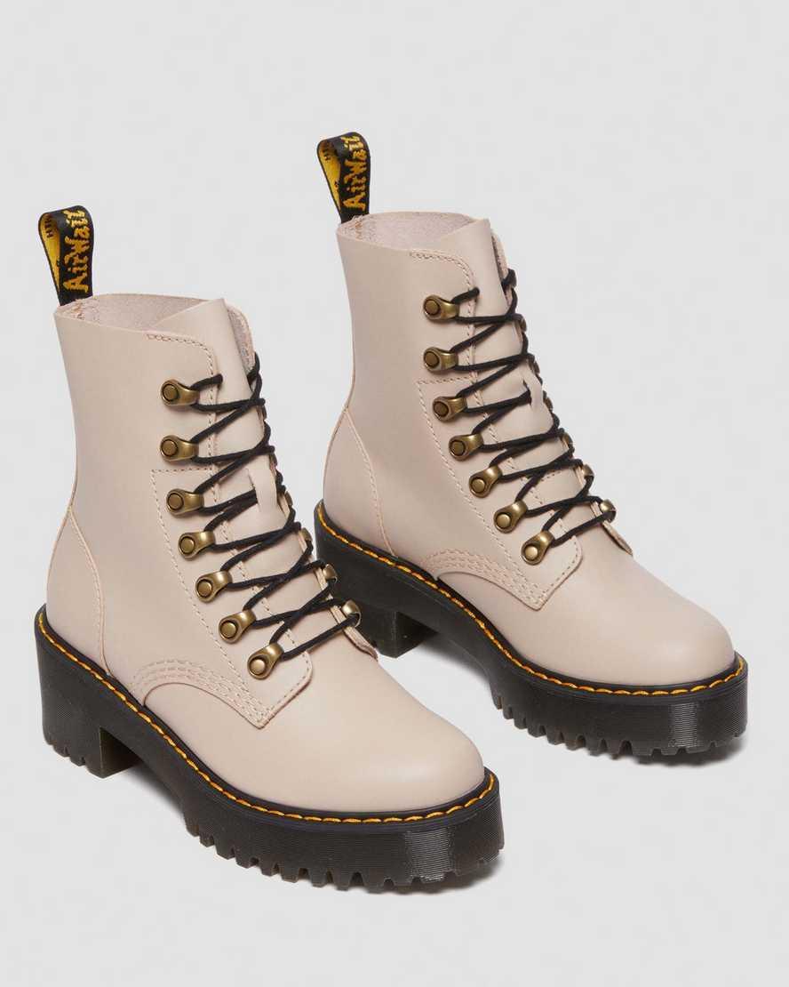 Leona Women's Sendal Leather Heeled Boots Product Image