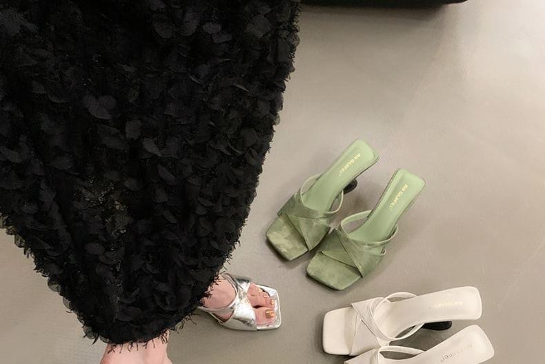 Wedge Slide Sandals Product Image