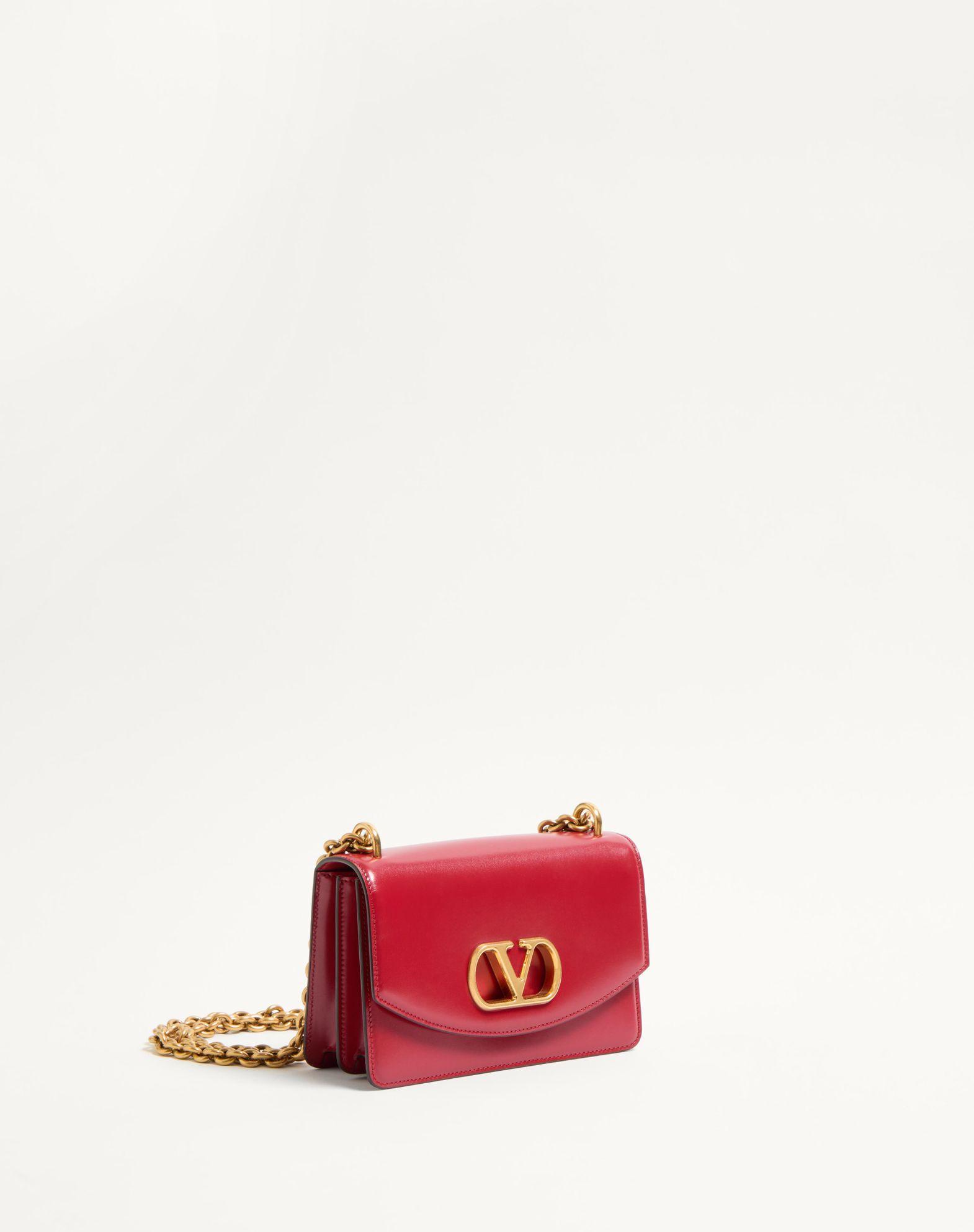 Small Valentino Garavani Vain Shoulder Bag In Shiny Calfskin Product Image
