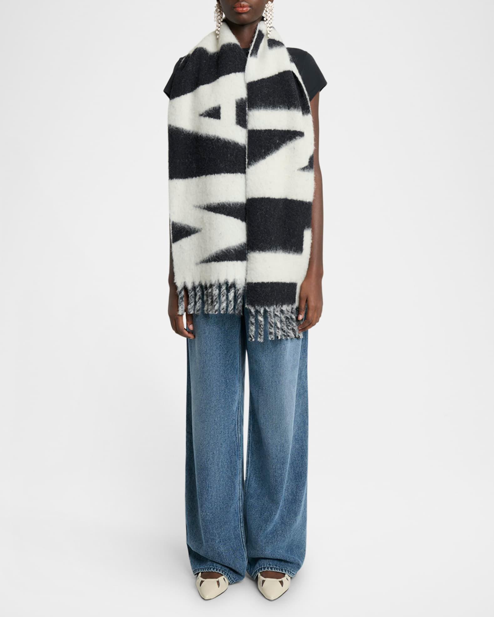 Loliana Logo Wool-Blend Scarf Product Image