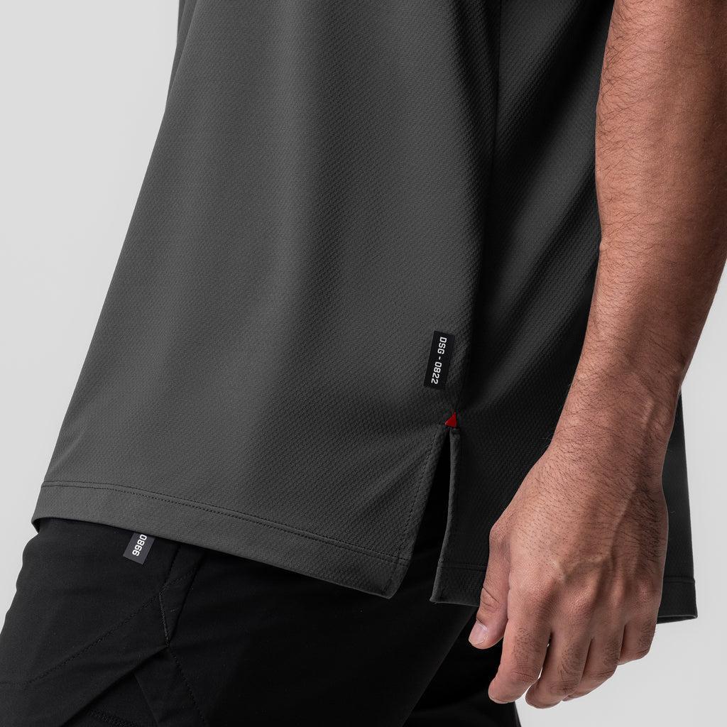 0822. AeroSilver® Oversized Tee - Space Grey Product Image