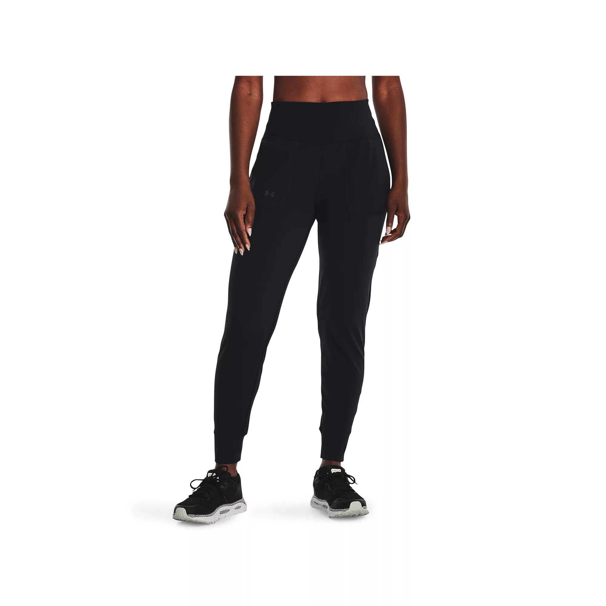 Women's Under Armour Motion Joggers, Size: Large Tall, Black Product Image
