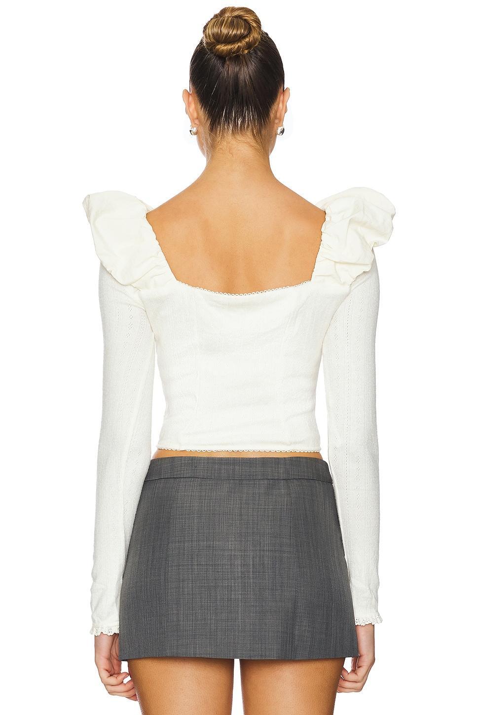 Aliyah Pointelle Top For Love & Lemons Product Image