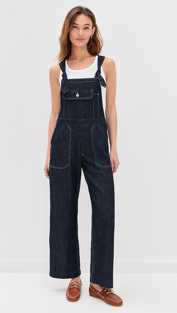 Denimist Tie Strap Relaxed Overalls | Shopbop Product Image