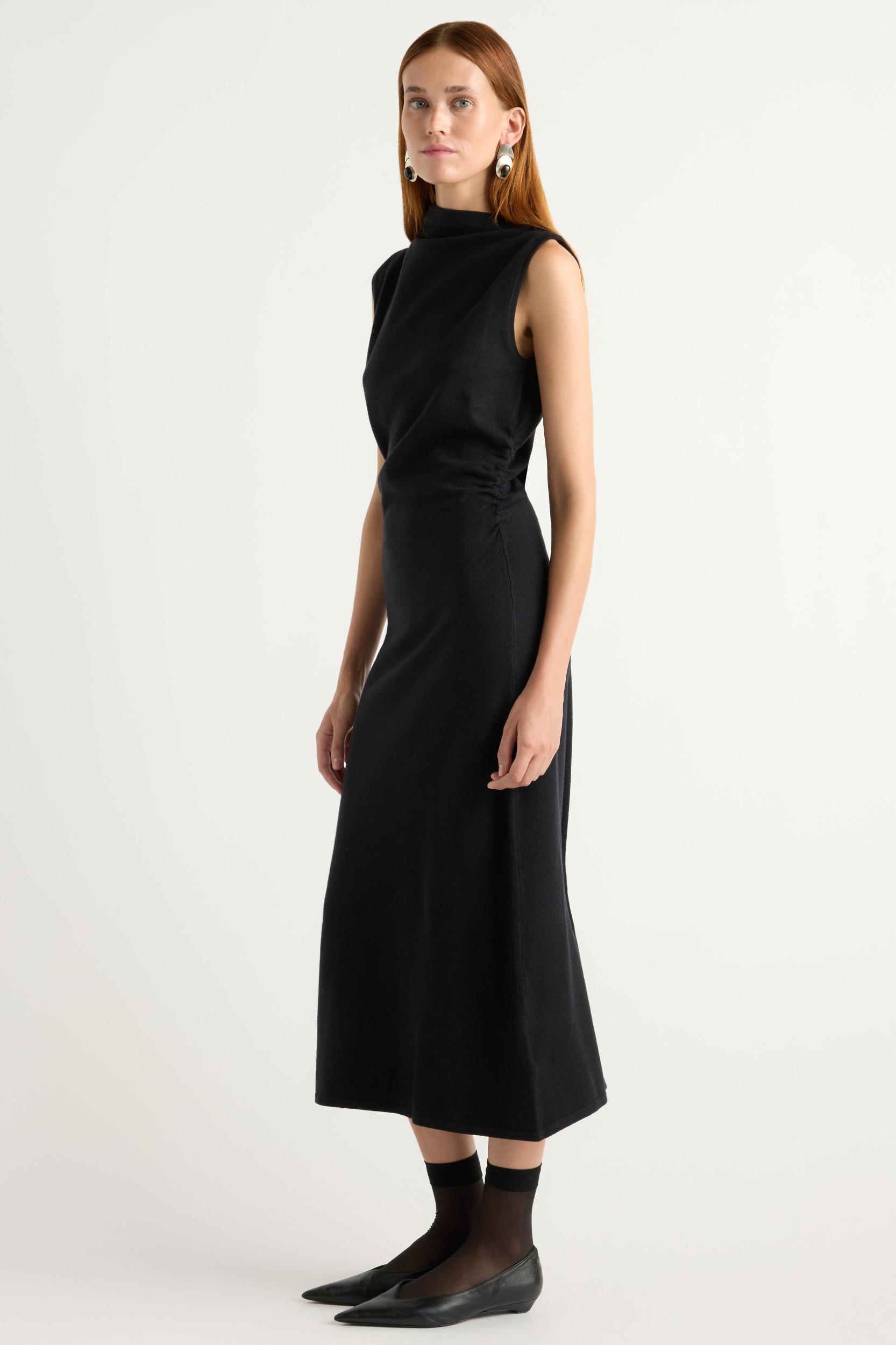 Abel Sleeveless Asymmetric-Neck Dress Product Image