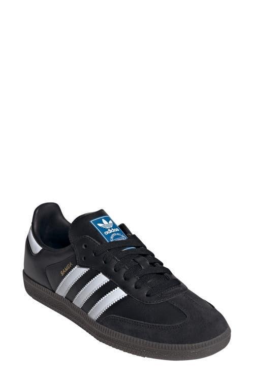 Womens adidas Samba OG Athletic Shoe - Cloud White / Core Black / Clear Granite Product Image
