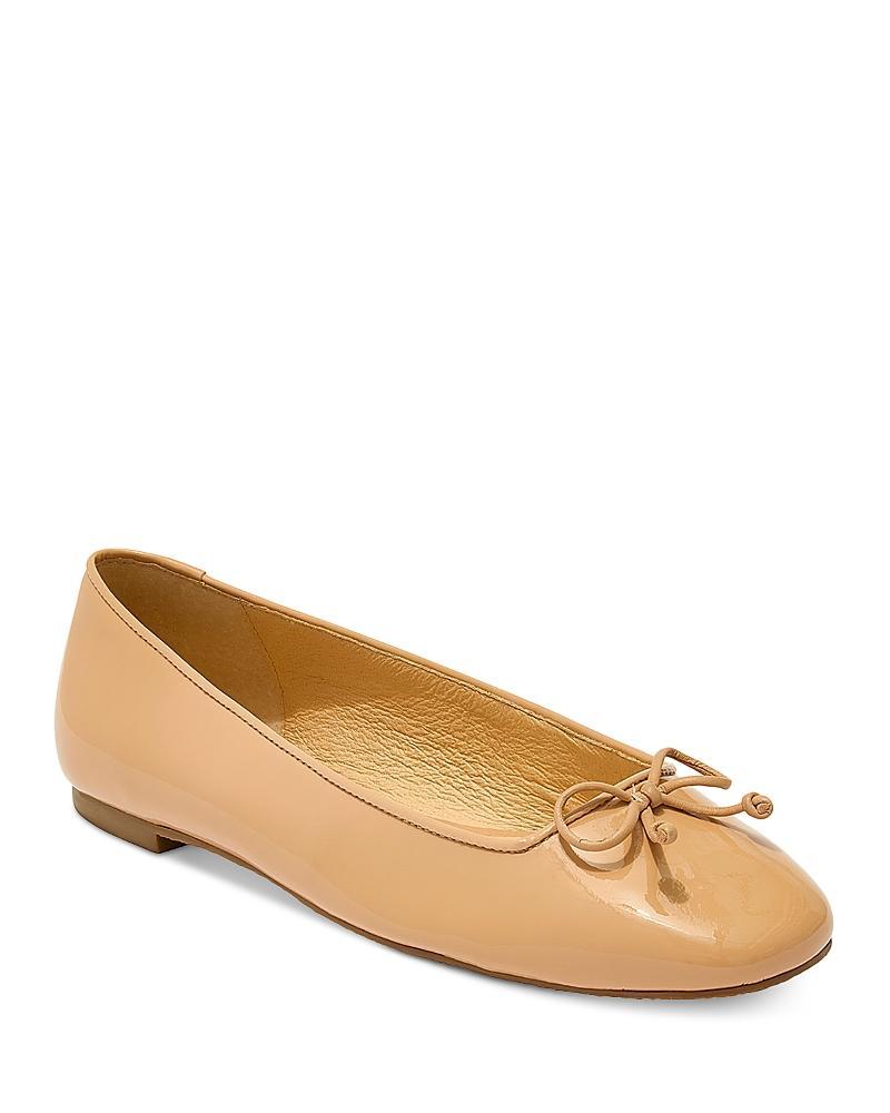 Jack Rogers Kenlyn Ballet Metallic Leather Bow Flats Product Image
