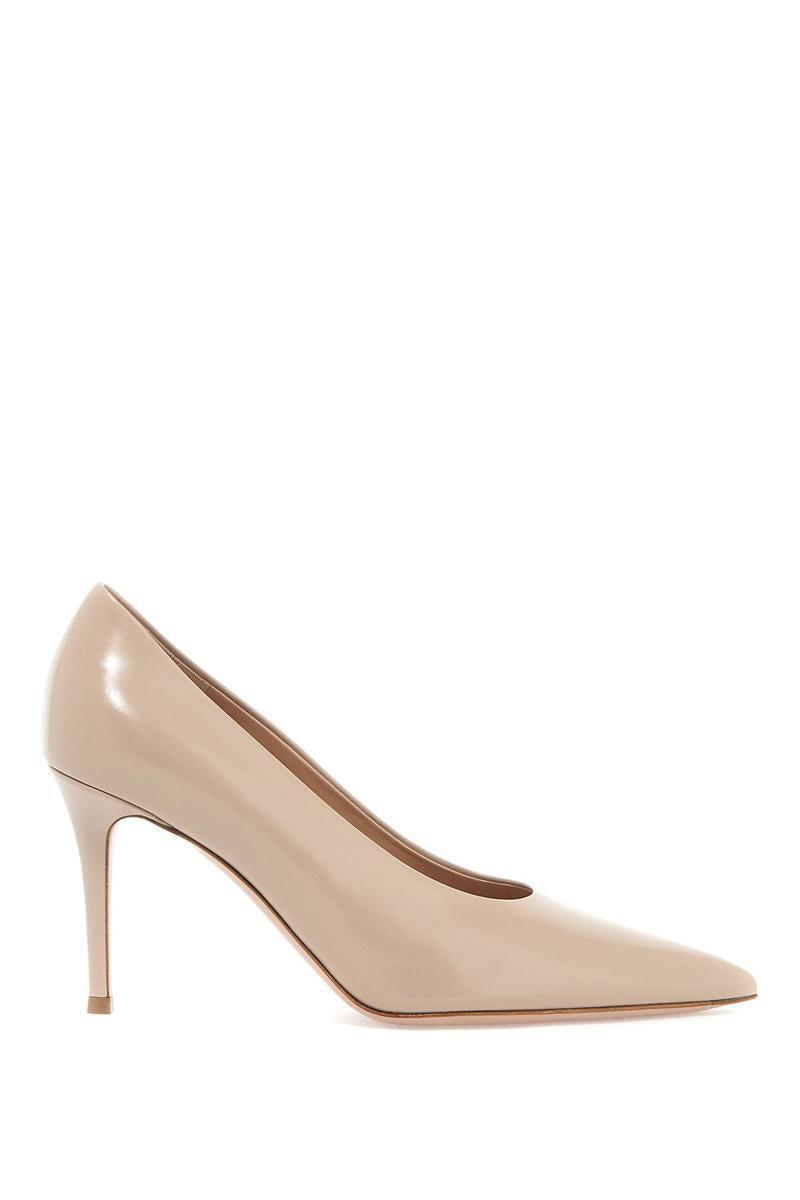 GIANVITO ROSSI Pointed-toe 90mm Leather Pumps In Multicolor Product Image