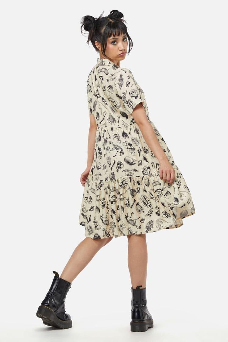 Body Fossils Printed Dress Product Image