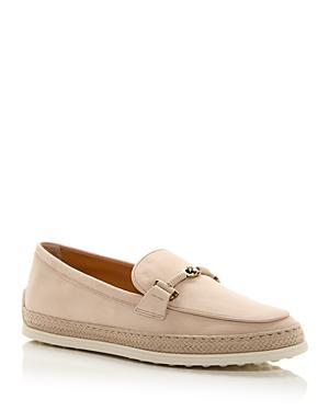 Gomma Suede T-Ring Espadrille Driver Loafers Product Image