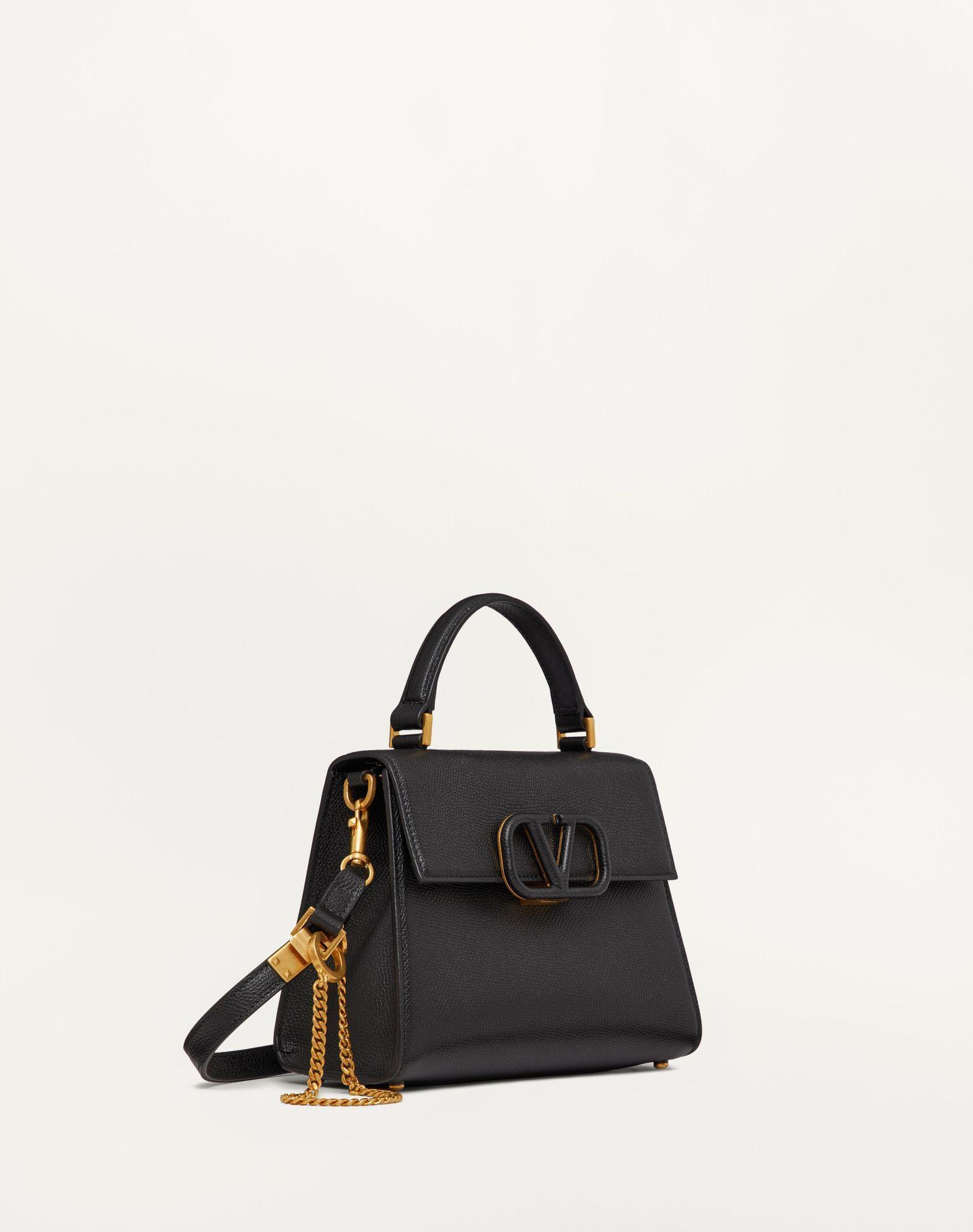 Small Vsling Grainy Calfskin Handbag Product Image