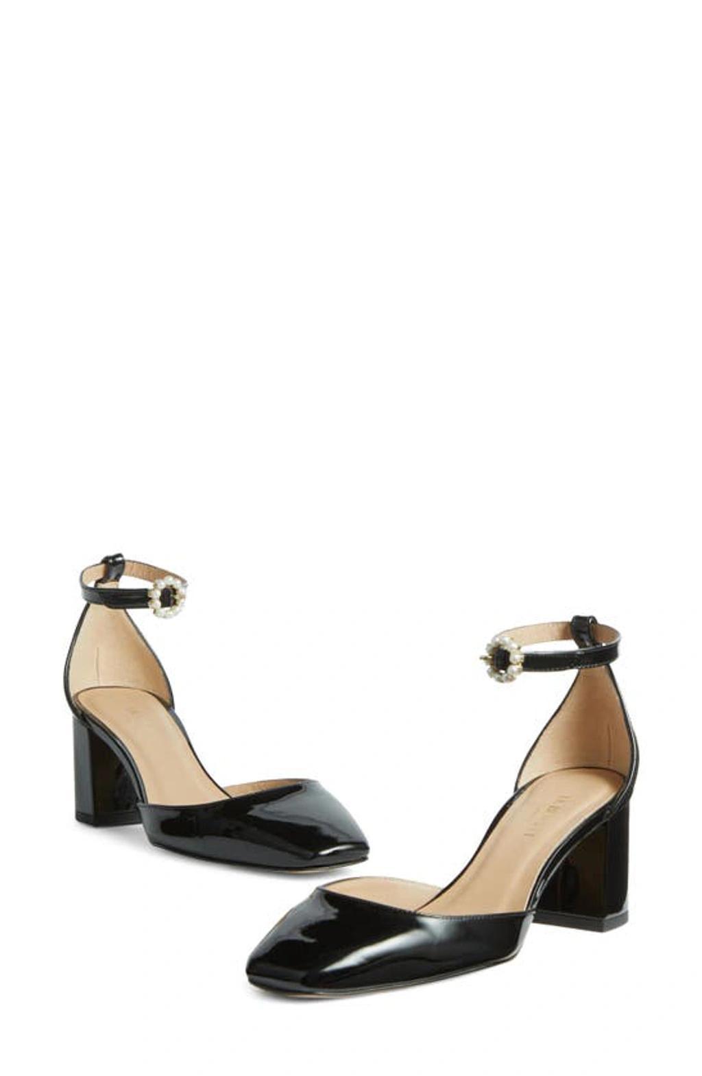 LK BENNETT Darling Ankle Strap Pump In Black Product Image