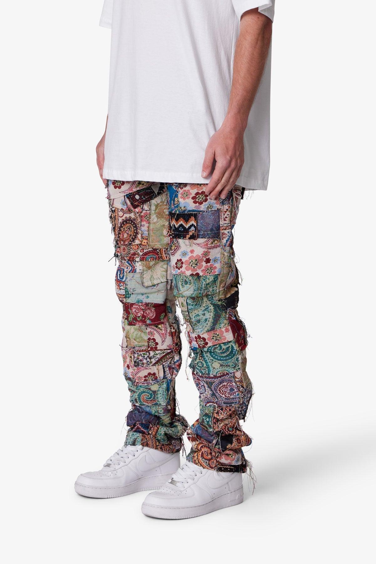 Paneled Blanket Pants - Multi Product Image