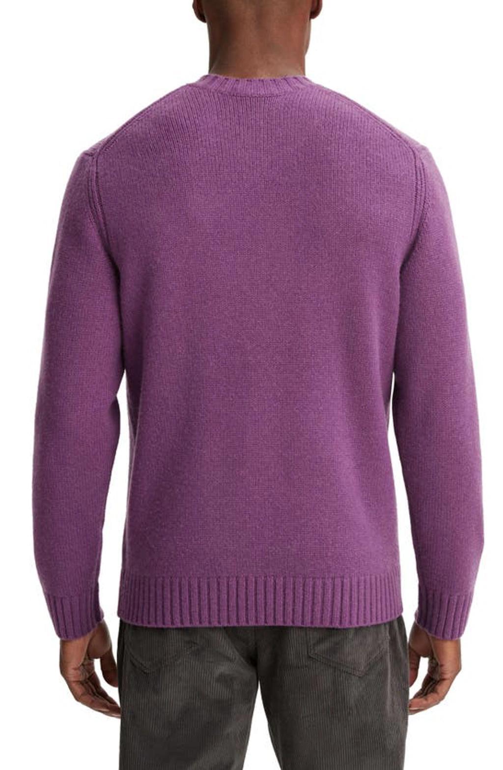 VINCE Men's Relaxed Wool & Cashmere Sweatshirt In Purple Stone Product Image