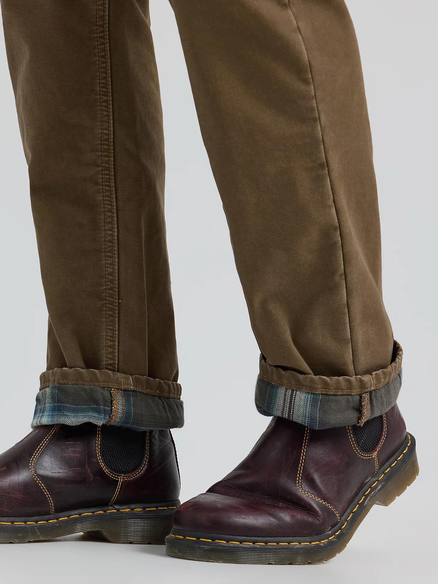 Flannel Straight Leg Relaxed Fit Jeans | Mens Pants | Lee® Product Image