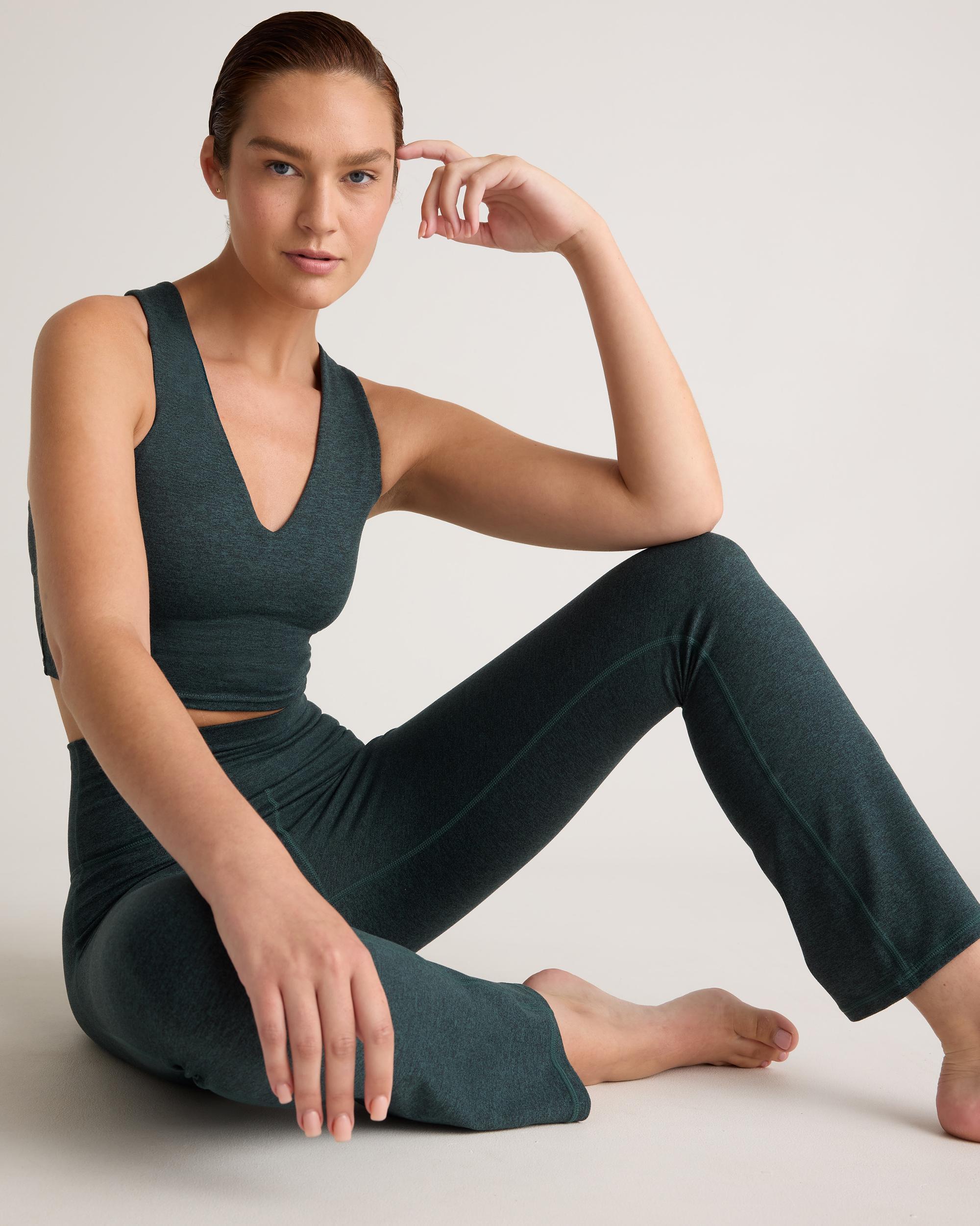 Quince | Women's Ultra-Soft Cropped Bootcut Pants Polyester Product Image