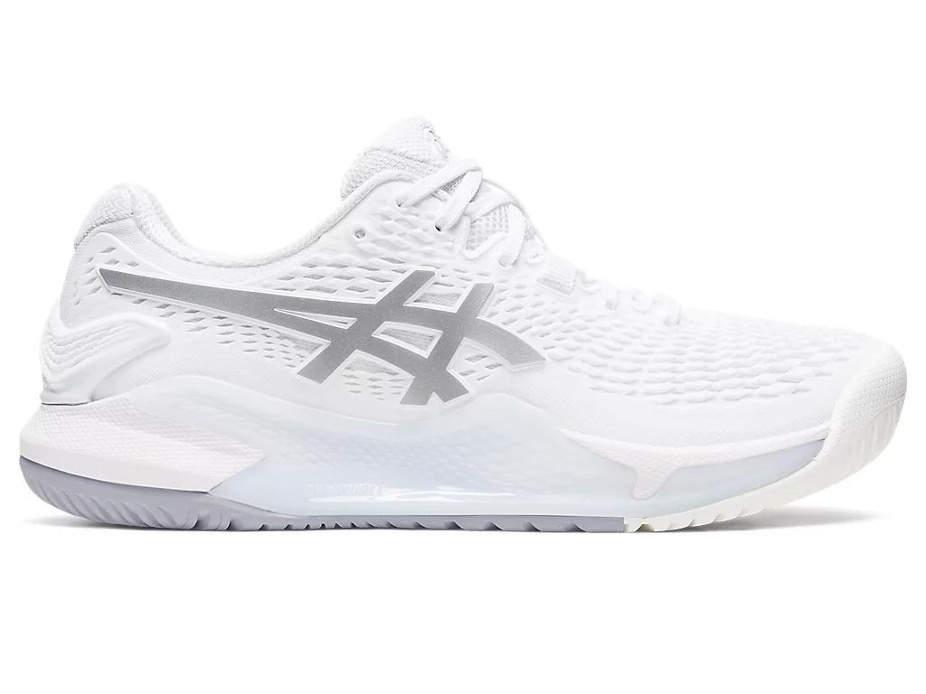 ASICS Women's GEL-Resolution 9 Pure Silver) Women's Shoes Product Image